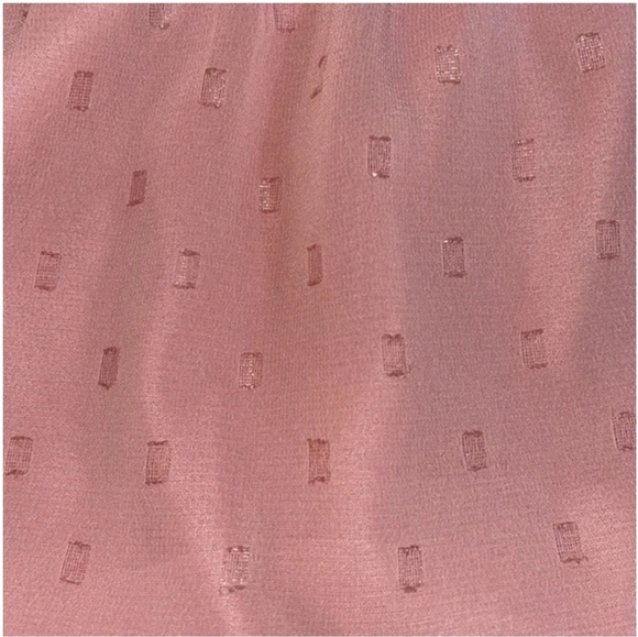 Women's Cold Shoulder Blouse- Blush - Picture 7 of 8